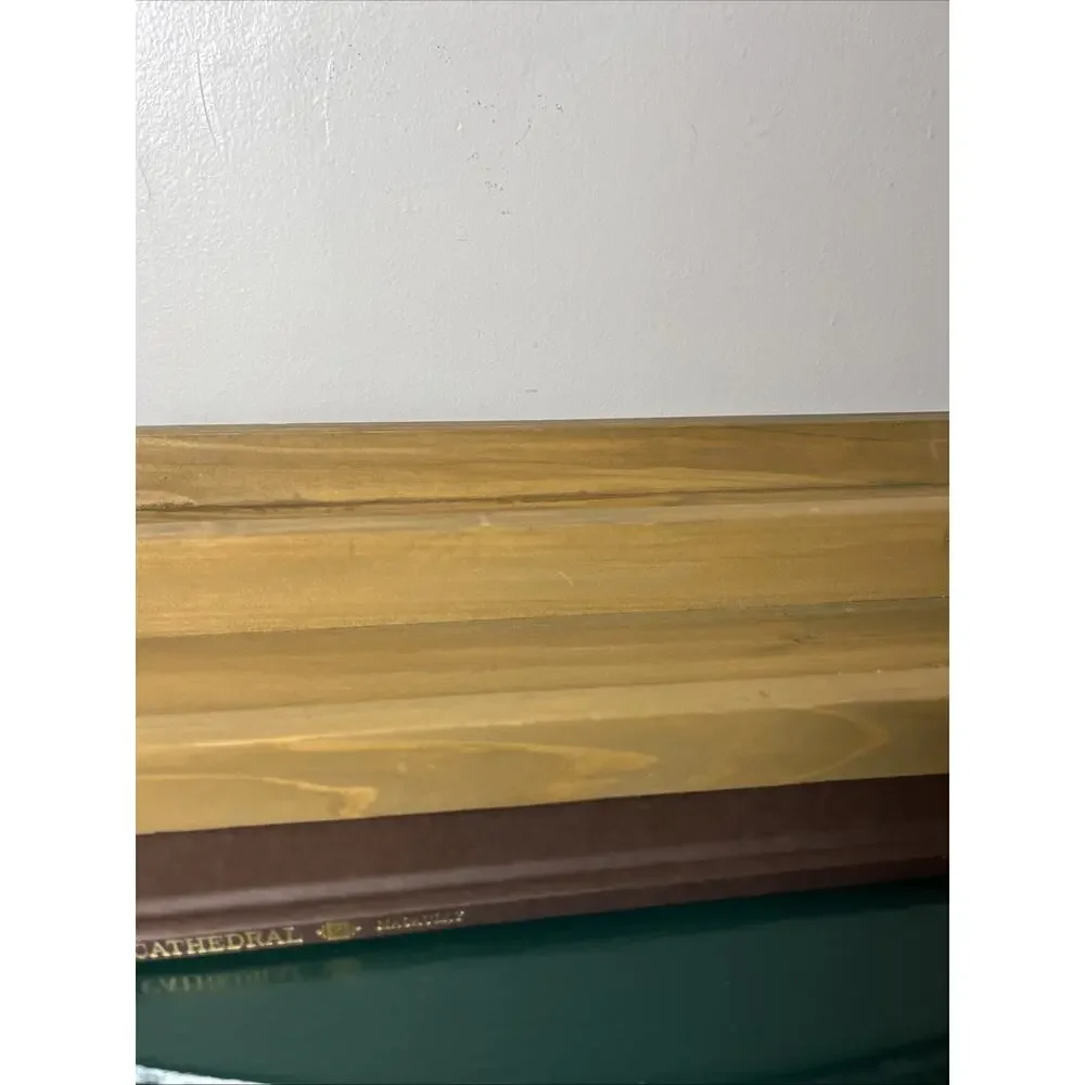 Wooden Lightweight Floating Shelves Pair 23” x 4”